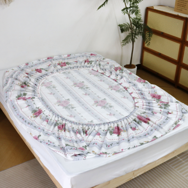 bedding sheet set rose garden