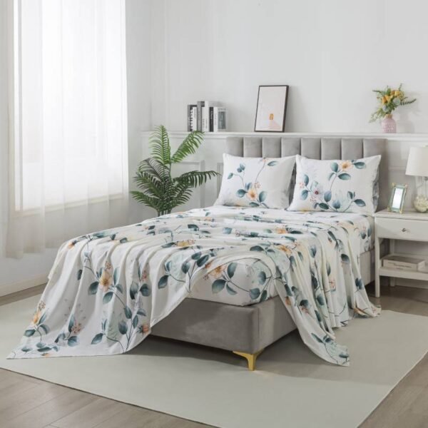 bedding sheet set ink patting