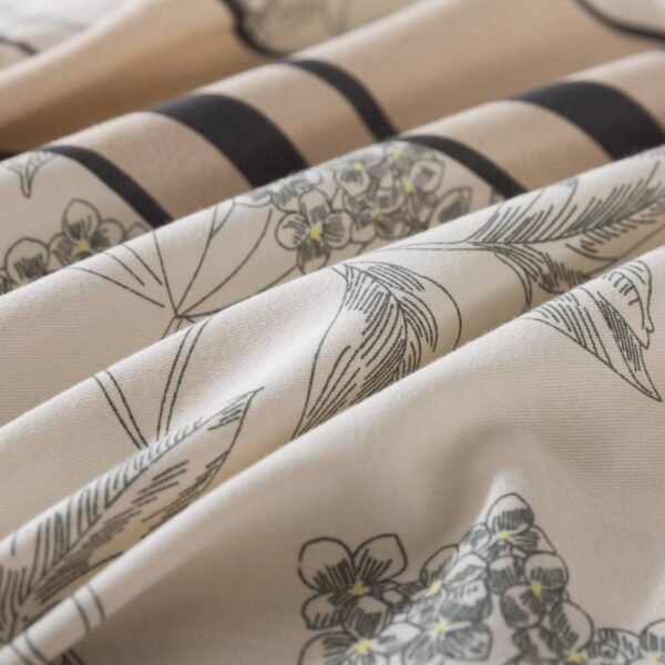 bedding sheet set milky white