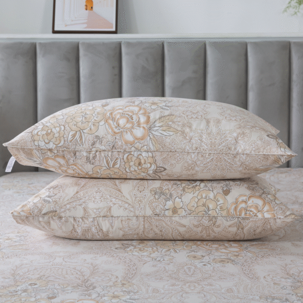 bedding sheet set grey paisley flower